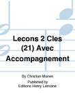 Lecons 2 Cles (21) Avec Accompagnement