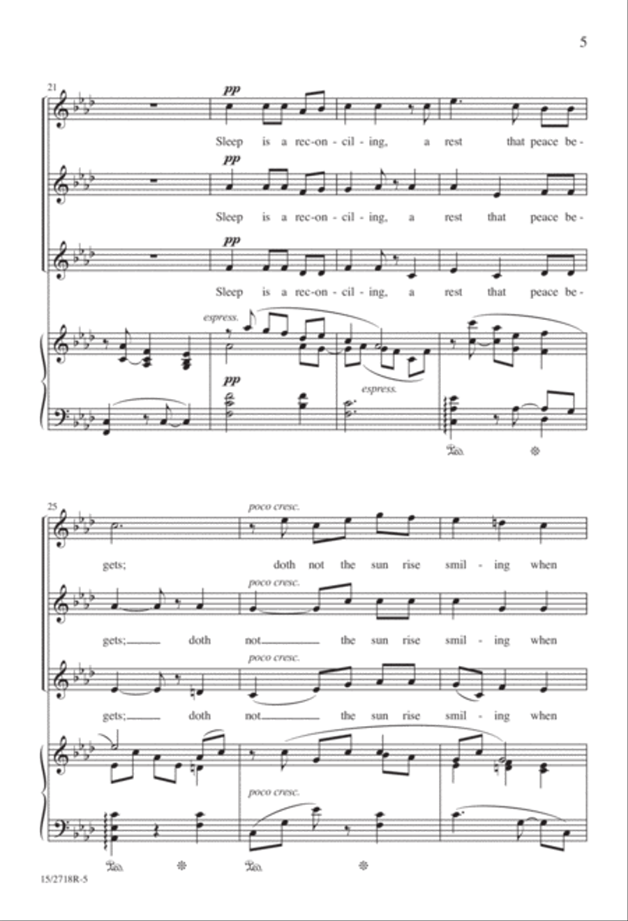 Weep You No More Weep You No More SSA scores gallery preview page 6