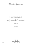 Divertissement en forme de Sonatine Op. 25