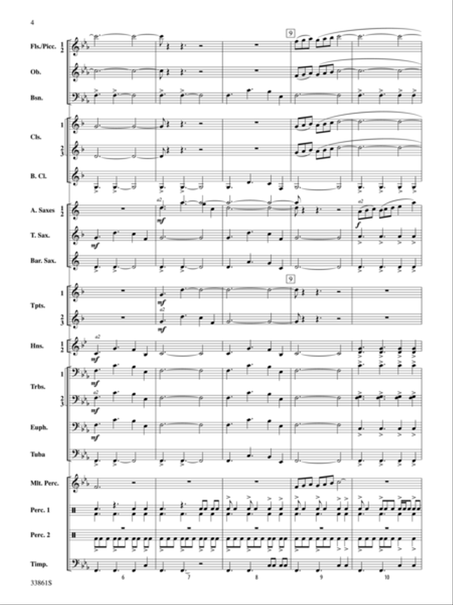 Ride On Concert Band scores gallery preview page 3