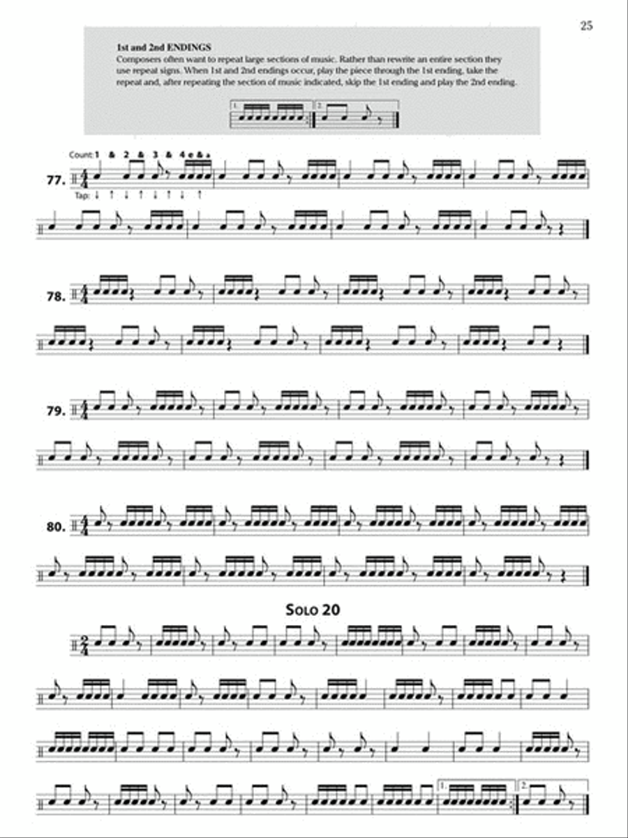 Rhythm Reading for Drums - Book 1 Snare Drum scores gallery preview page 4