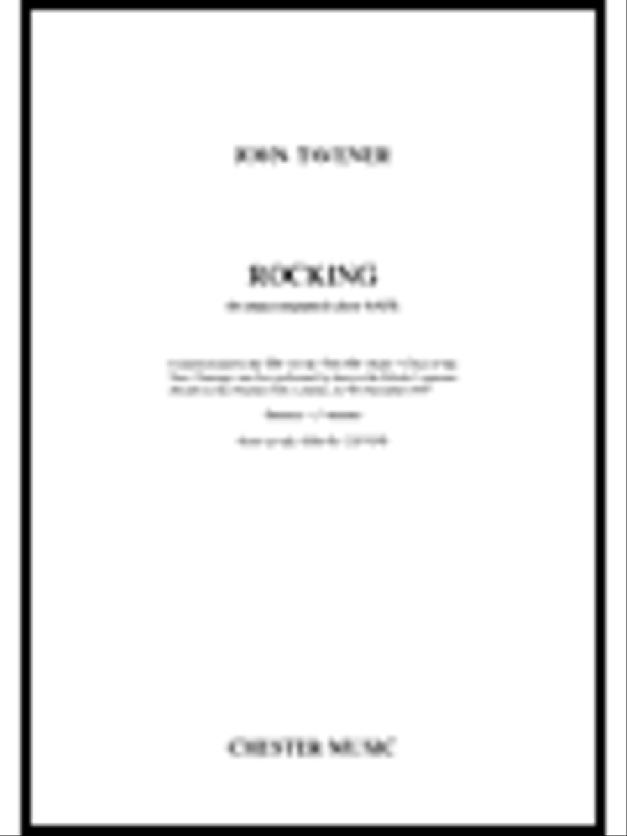 Rocking from Ex Maria Virgine 4-Part scores gallery preview page 1