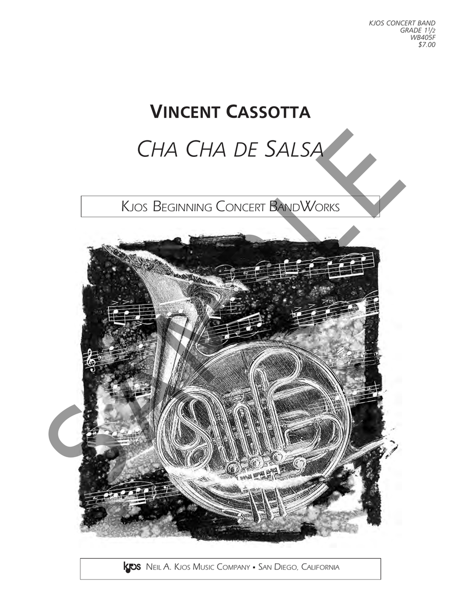 Cha Cha de Salsa - Score Concert Band - Sheet Music page 2