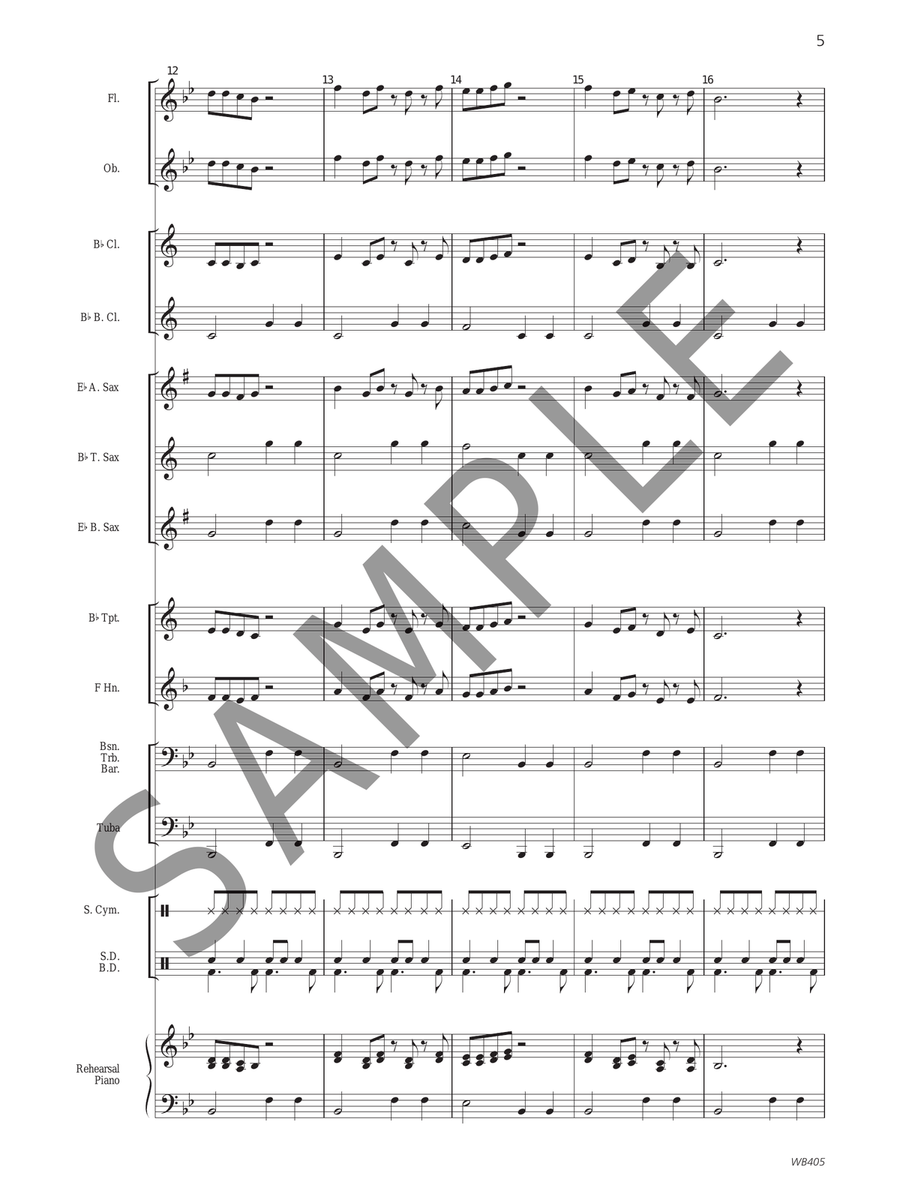 Cha Cha de Salsa - Score Concert Band - Sheet Music page 6