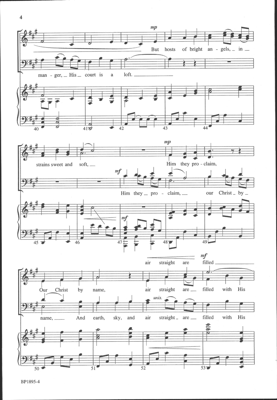 The Shepherd's Carol The Shepherd's Carol 4-Part scores gallery preview page 5