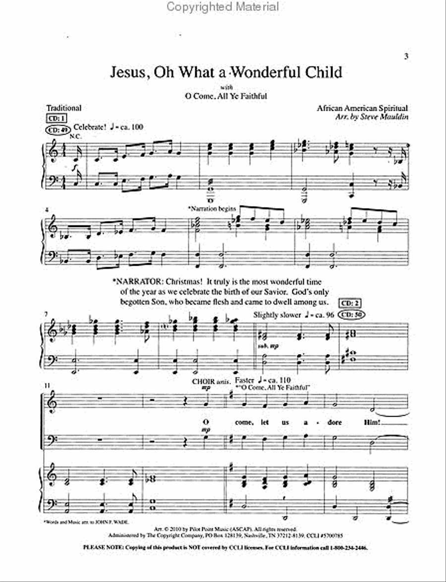 Beautiful Star (Book) 4-Part scores gallery preview page 2