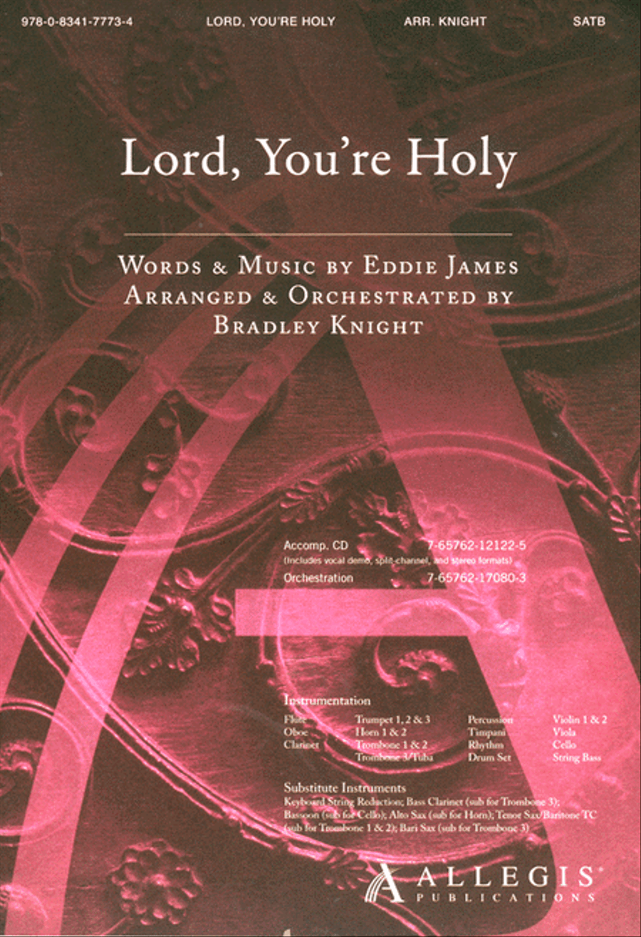 Lord, You're Holy (Anthem) 4-Part scores gallery preview page 1