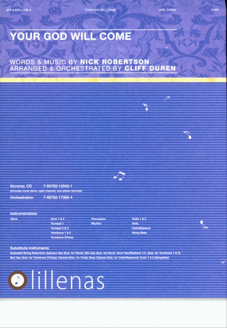 Your God Will Come (Anthem) 4-Part scores gallery preview page 1