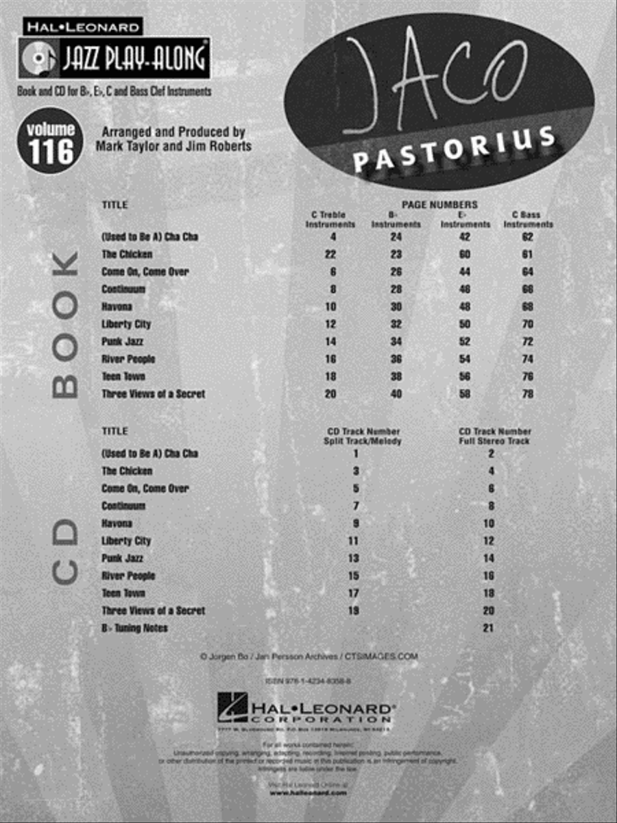 Jaco Pastorius scores gallery preview page 3
