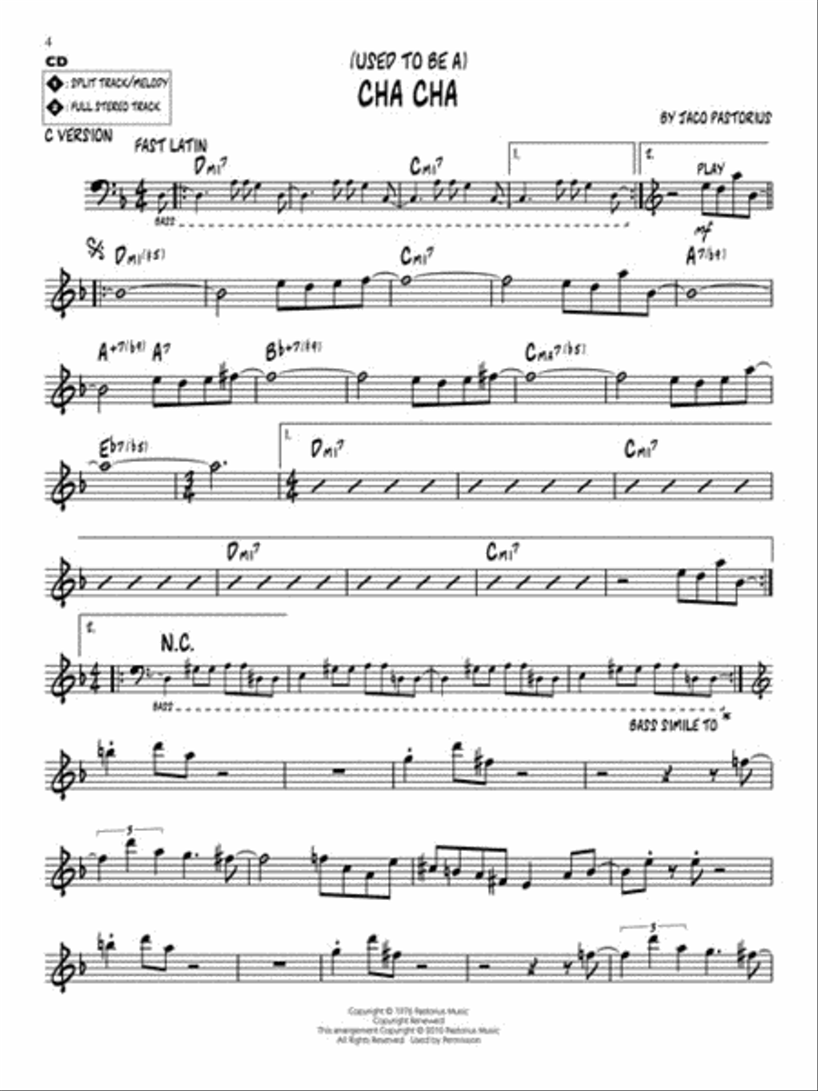 Jaco Pastorius scores gallery preview page 4