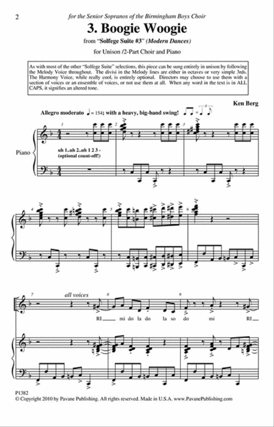 Boogie Woogie 2-Part scores gallery preview page 2