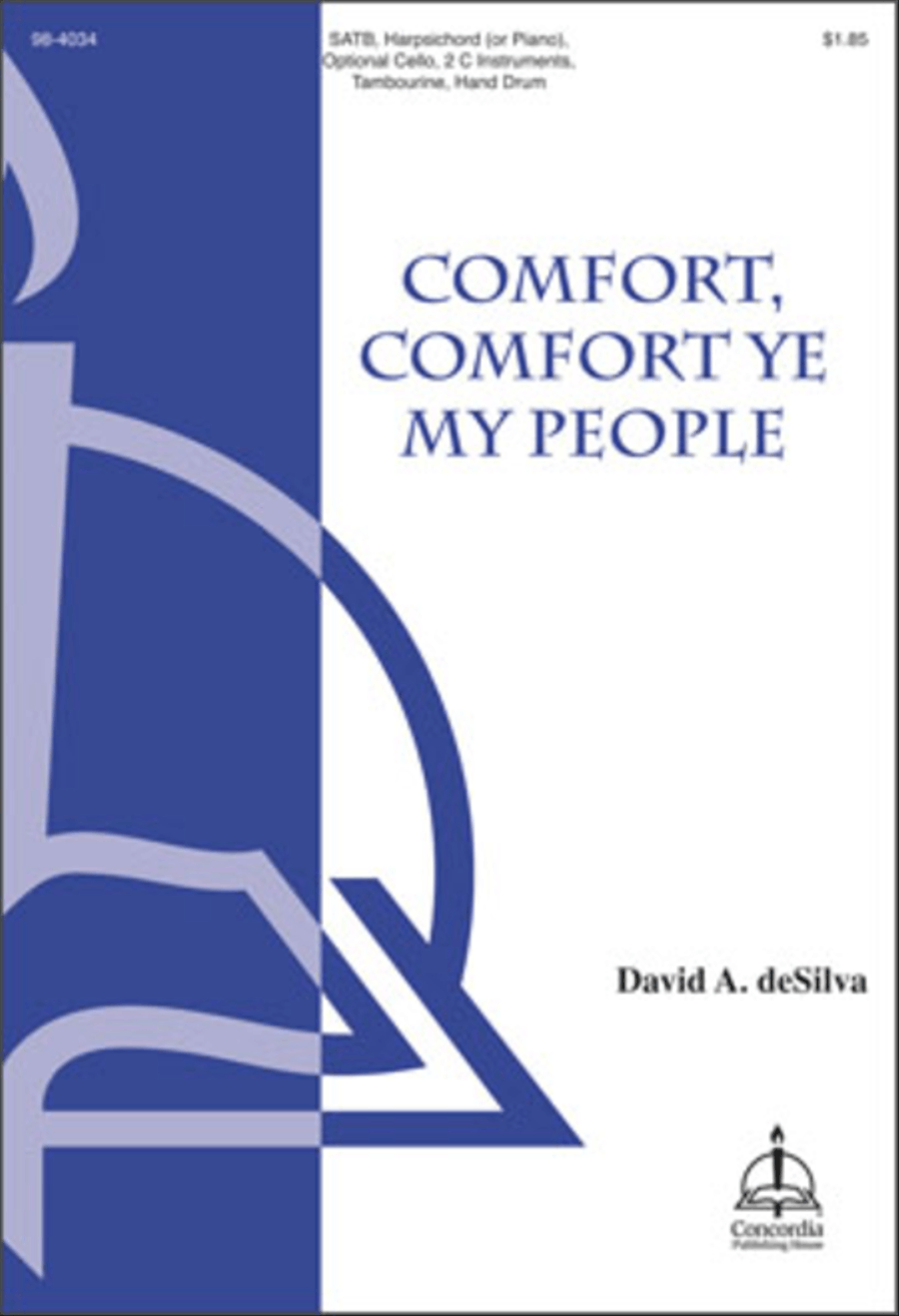 Comfort, Comfort Ye My People (deSilva) Choir scores gallery preview page 1