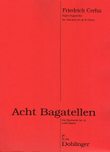 8 Bagatellen fur Klarinette(in A) und Klavier