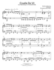 Cruella De Vil (from 101 Dalmations) (arr. Mona Rejino)