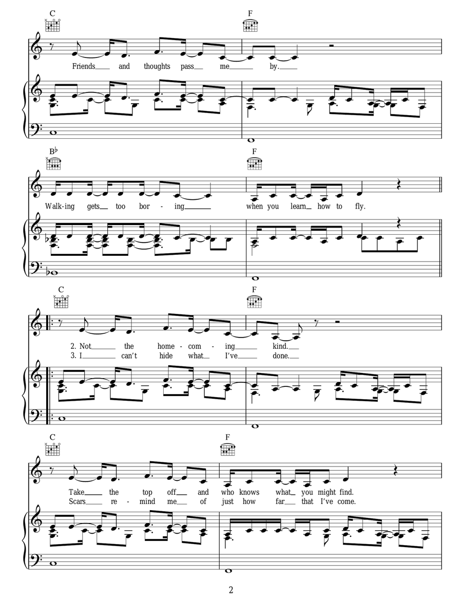 Gypsy Gypsy Acoustic Guitar scores gallery preview page 2