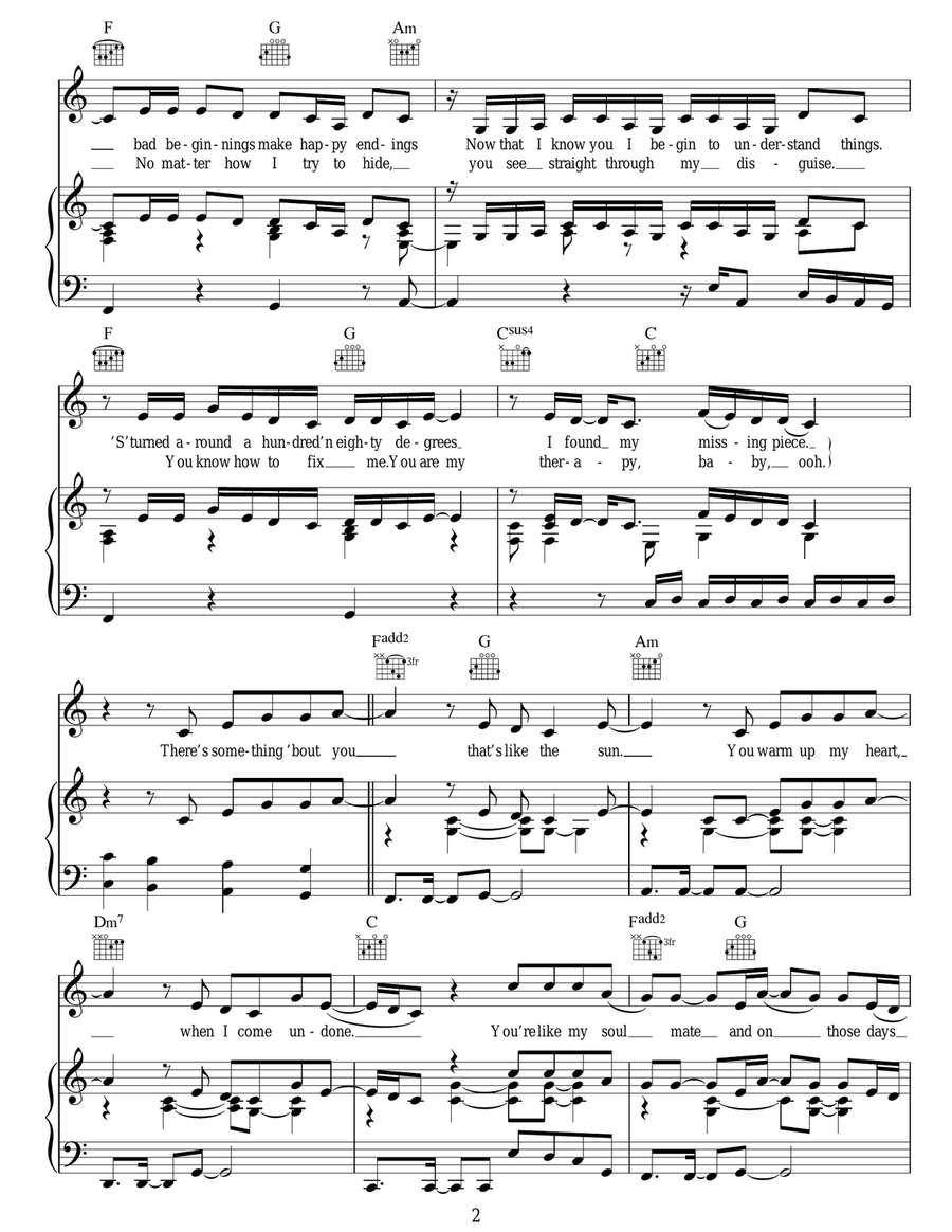 Band Aid Band Aid Acoustic Guitar scores gallery preview page 2
