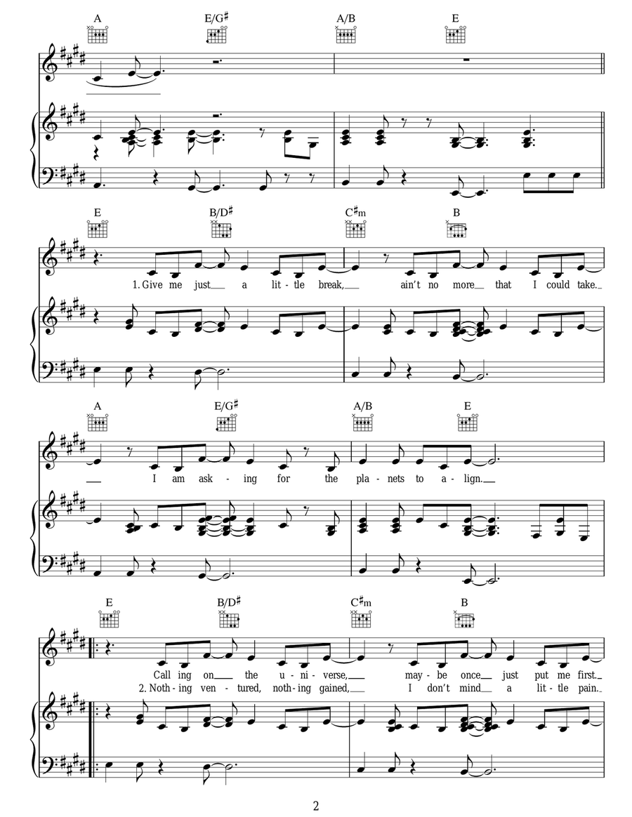 The Way The World Works The Way The World Works Acoustic Guitar scores gallery preview page 2