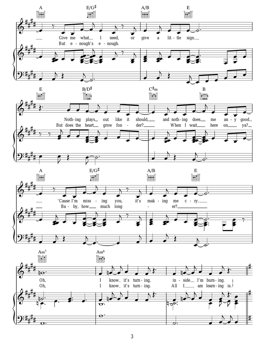 The Way The World Works The Way The World Works Acoustic Guitar scores gallery preview page 3