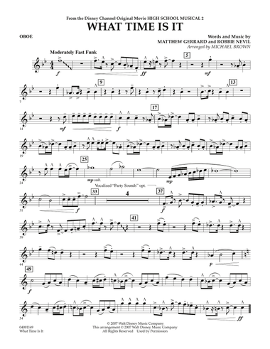 What Time Is It (from High School Musical 2) - Oboe