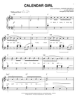 Calendar Girl (arr. Phillip Keveren)