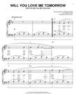 Will You Love Me Tomorrow (Will You Still Love Me Tomorrow) (arr. Phillip Keveren)