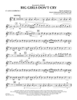 Big Girls Don't Cry - Eb Alto Saxophone 2