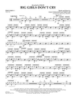 Big Girls Don't Cry - Percussion 1