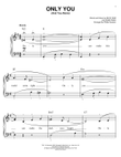 Only You (And You Alone) (arr. Phillip Keveren)