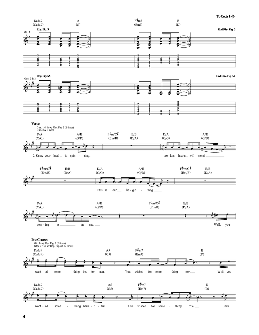 Wheels Wheels Acoustic Guitar scores gallery preview page 4
