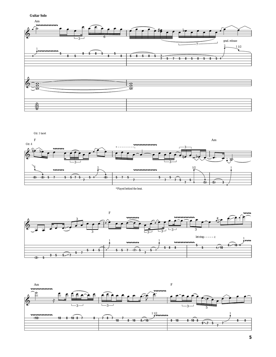 Lonely Is The Word Lonely Is The Word Acoustic Guitar scores gallery preview page 5