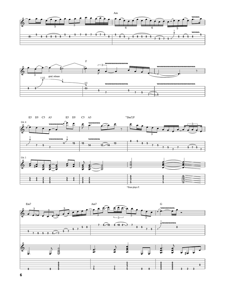 Lonely Is The Word Lonely Is The Word Acoustic Guitar scores gallery preview page 6
