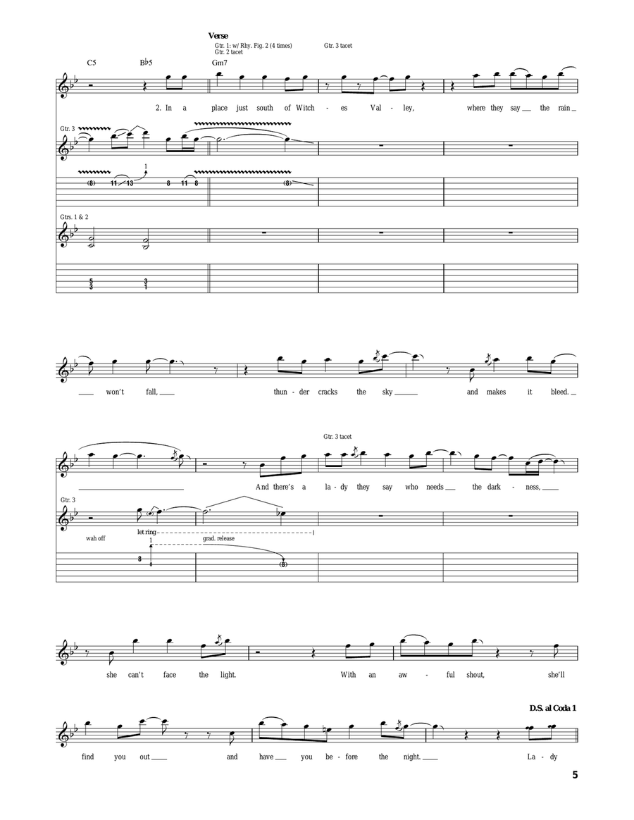 Lady Evil Lady Evil Acoustic Guitar scores gallery preview page 5