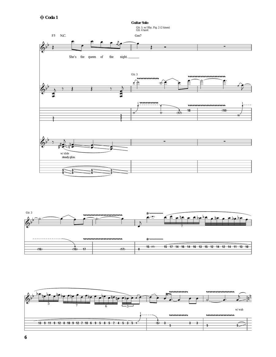 Lady Evil Lady Evil Acoustic Guitar scores gallery preview page 6