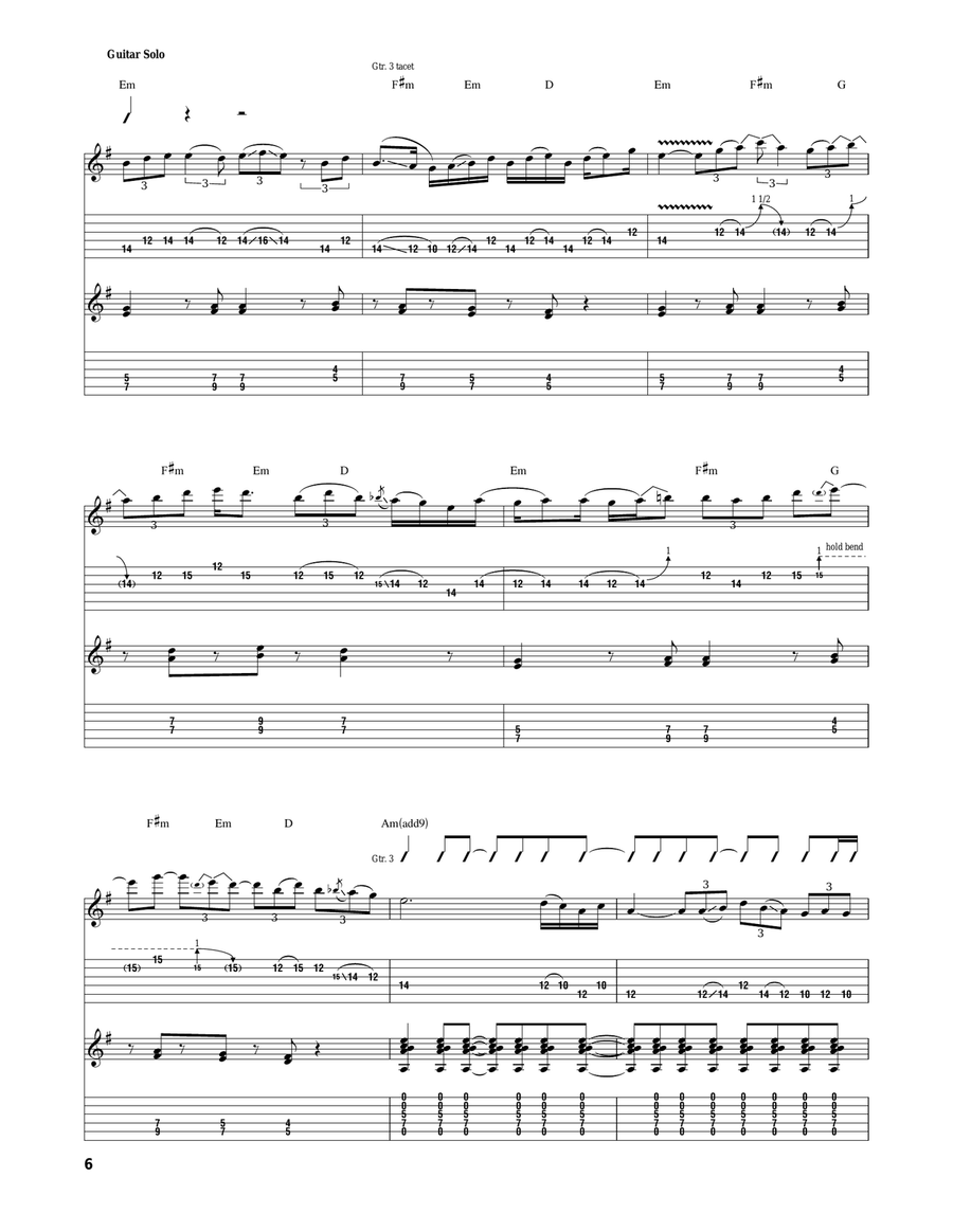 Wishing Well Wishing Well Acoustic Guitar scores gallery preview page 6