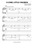 O Come, Little Children (arr. Phillip Keveren)