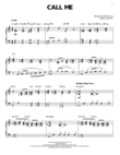 Call Me [Jazz version] (arr. Brent Edstrom)