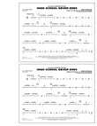 High School Never Ends - Aux Percussion