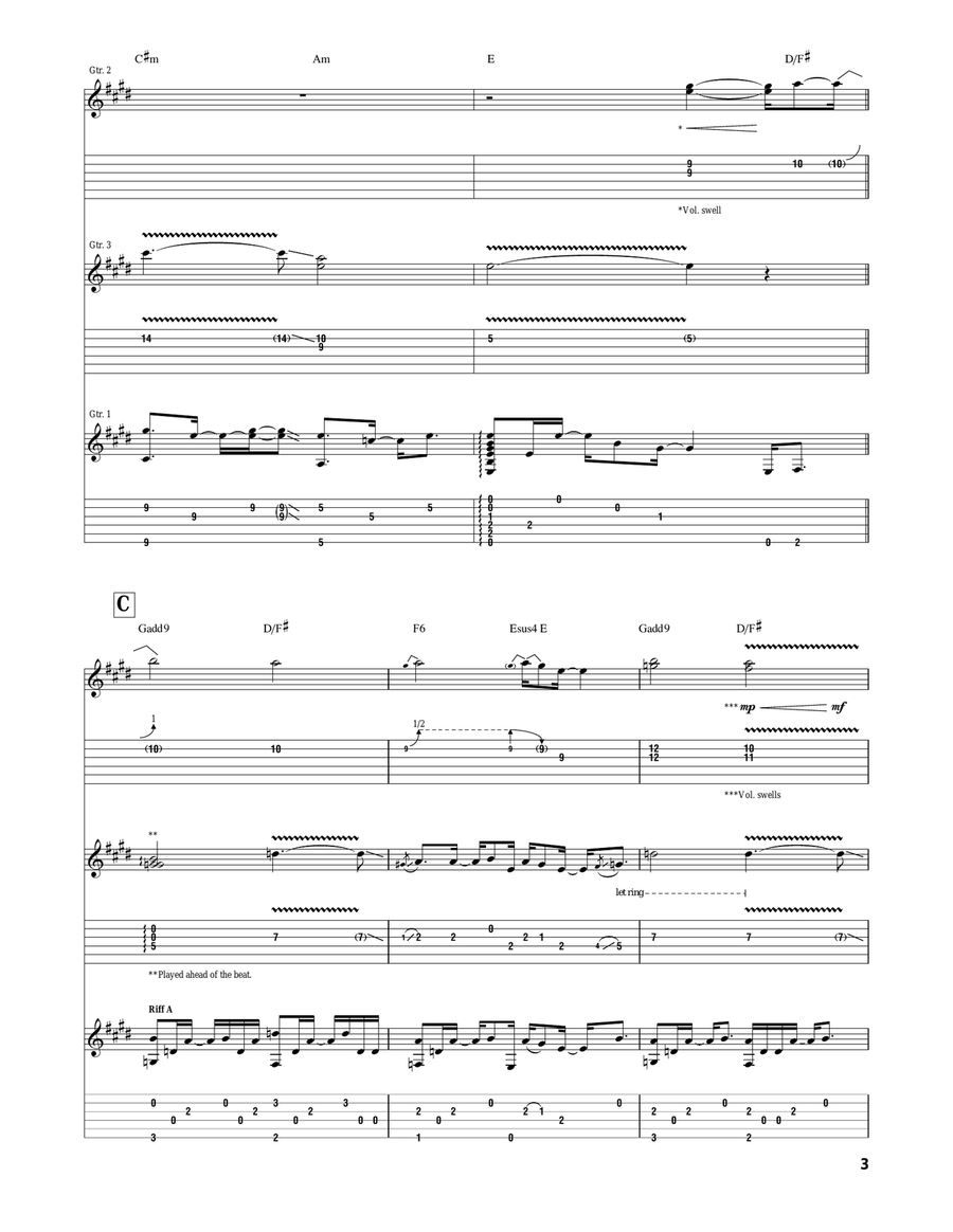 Kim Kim Acoustic Guitar scores gallery preview page 3