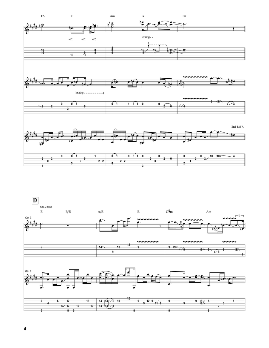 Kim Kim Acoustic Guitar scores gallery preview page 4