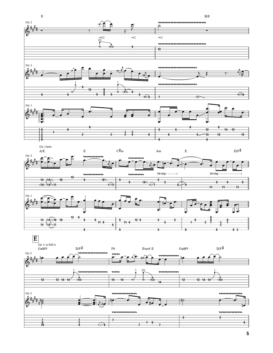 Kim Kim Acoustic Guitar scores gallery preview page 5