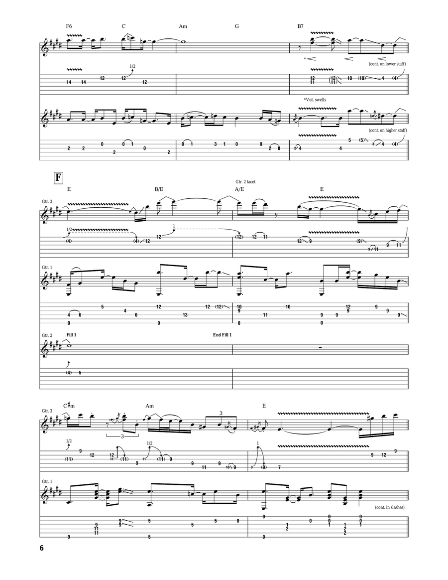 Kim Kim Acoustic Guitar scores gallery preview page 6
