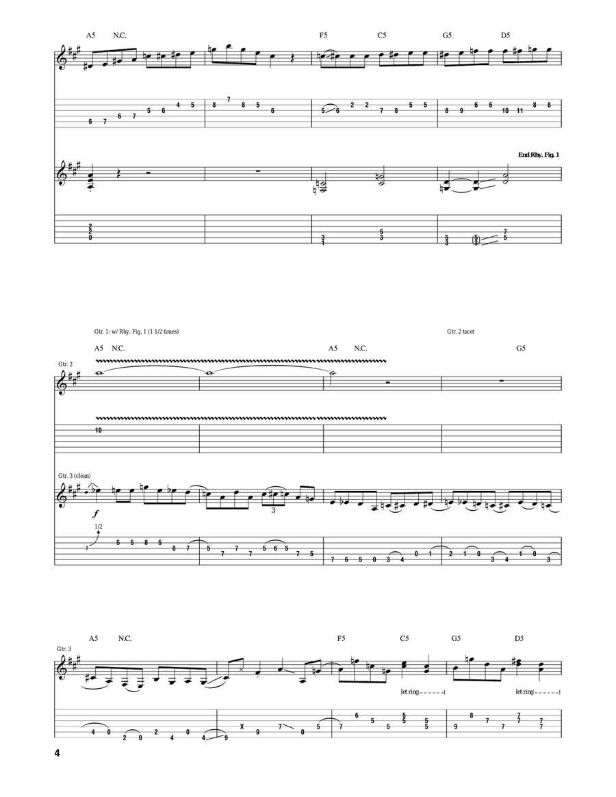 Cluster Pluck Cluster Pluck Acoustic Guitar scores gallery preview page 4