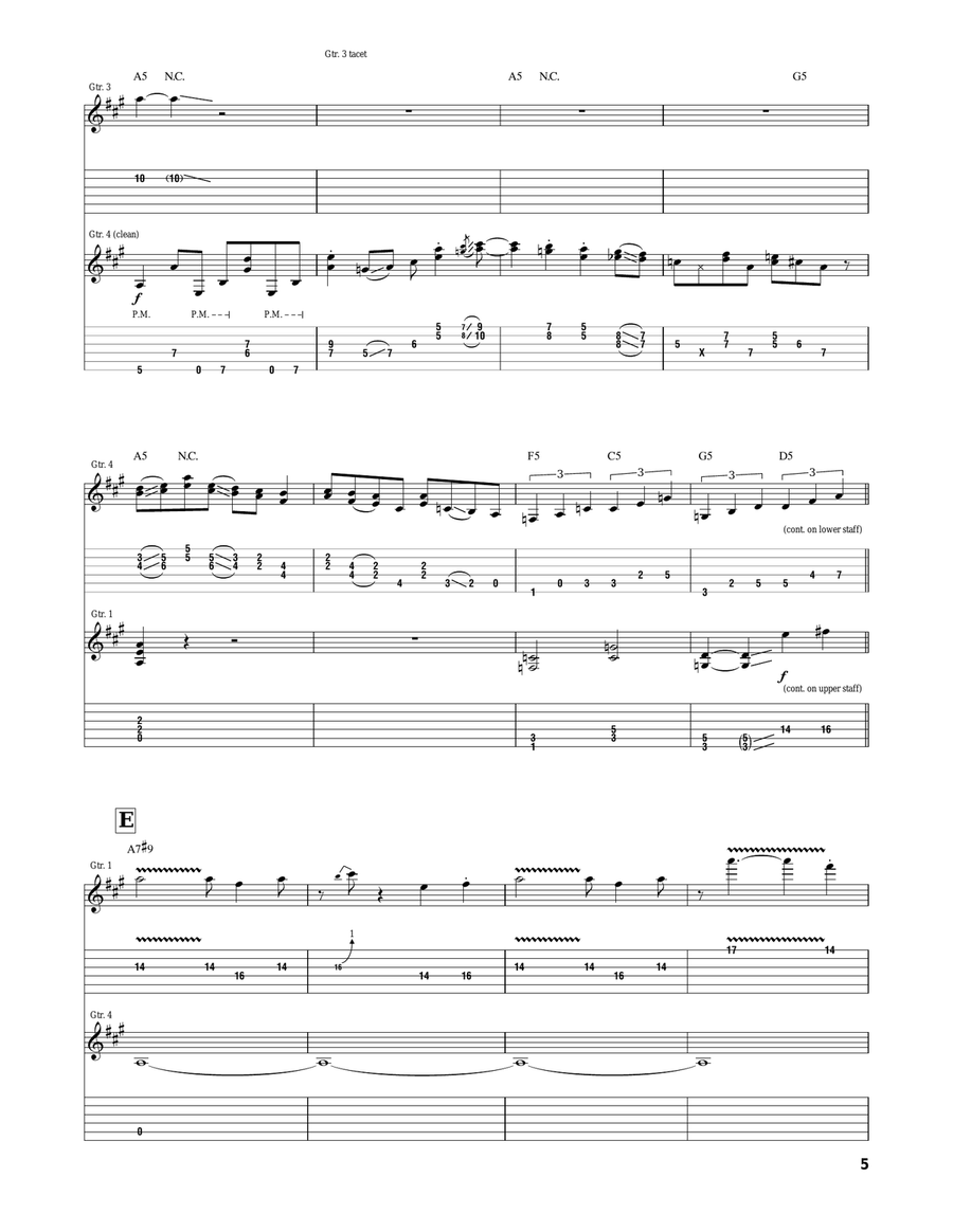 Cluster Pluck Cluster Pluck Acoustic Guitar scores gallery preview page 5