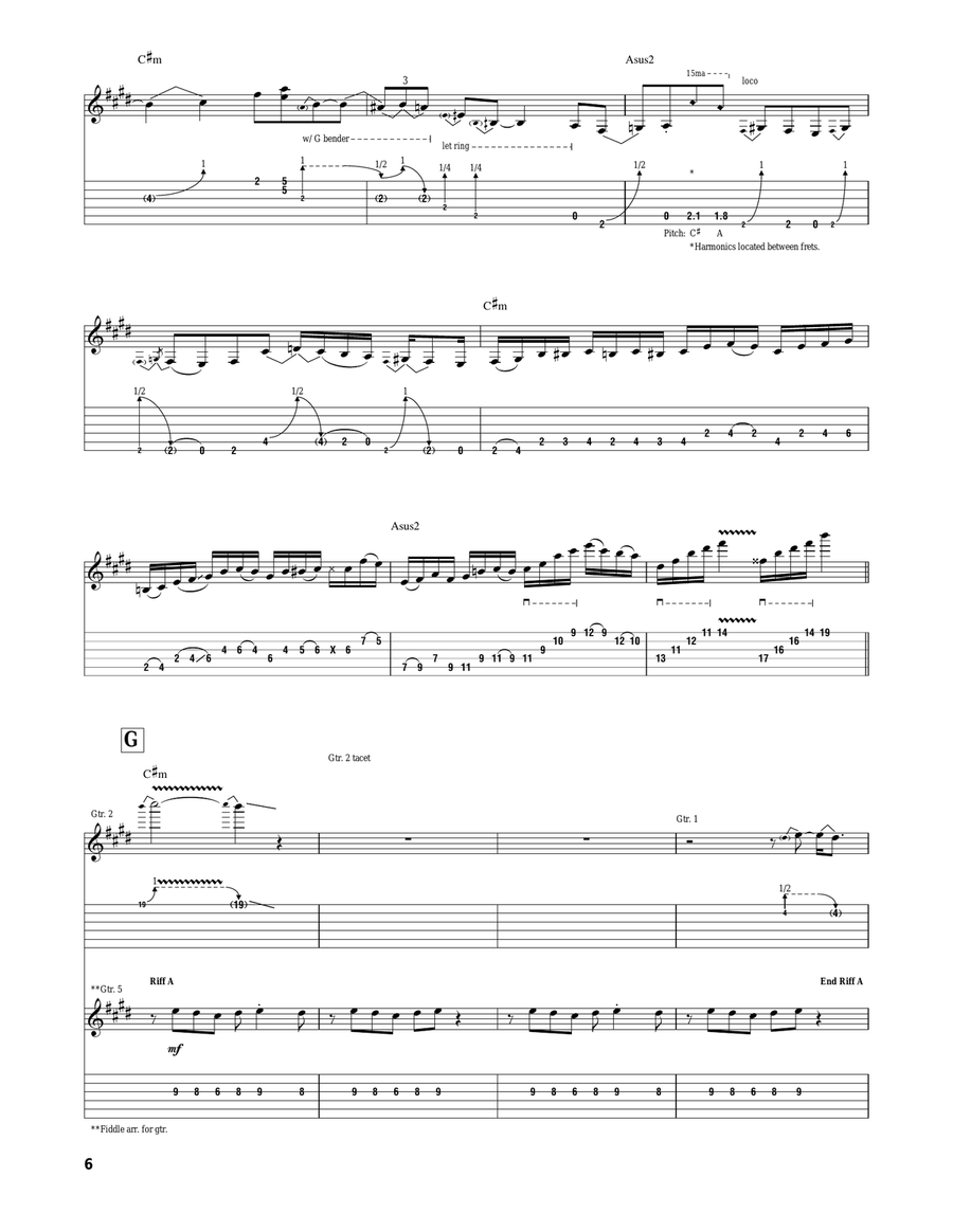 Cliffs Of Rock City Cliffs Of Rock City Acoustic Guitar scores gallery preview page 6