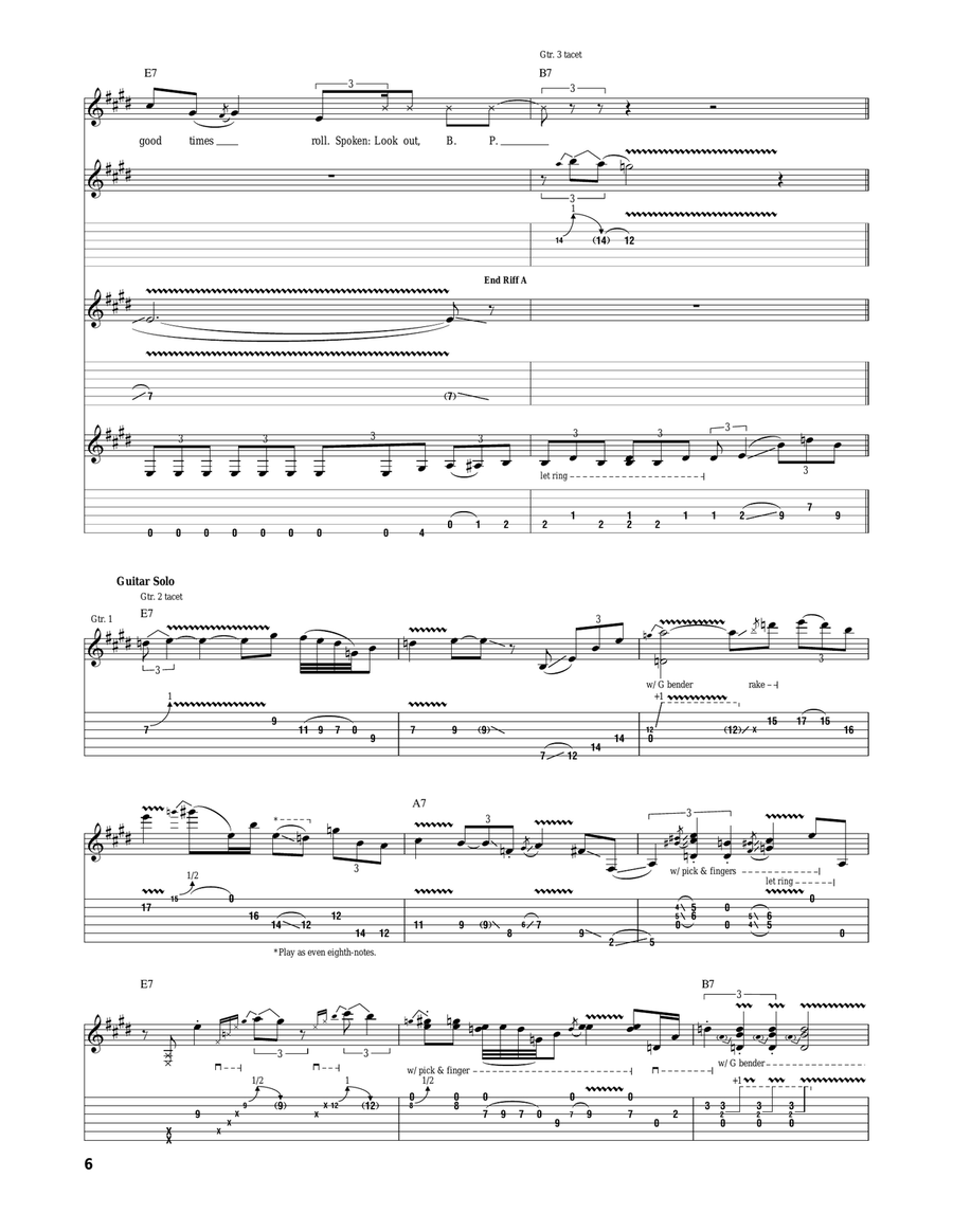 Let The Good Times Roll Let The Good Times Roll Acoustic Guitar scores gallery preview page 6