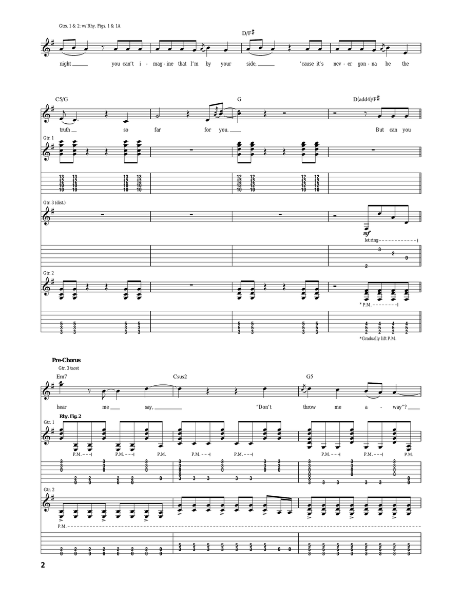 I Wanna I Wanna Acoustic Guitar scores gallery preview page 2