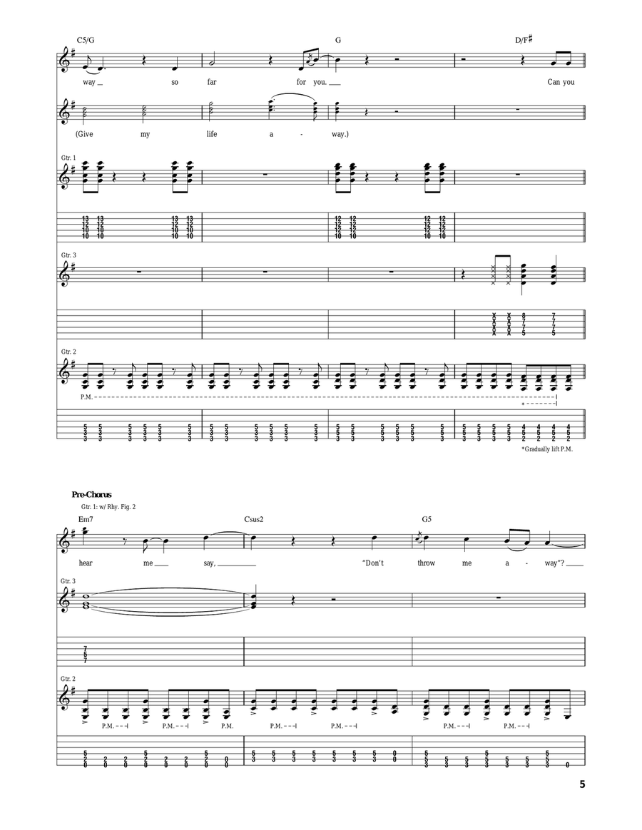 I Wanna I Wanna Acoustic Guitar scores gallery preview page 5