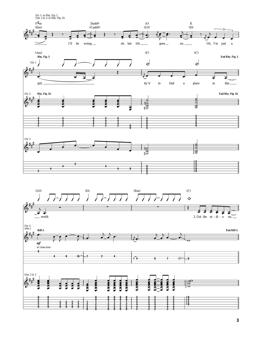 A Place In This World A Place In This World Acoustic Guitar scores gallery preview page 3
