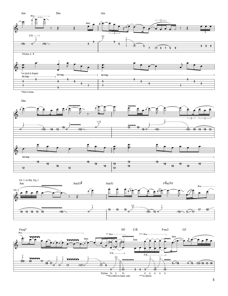 If Heartaches Were Nickels Acoustic Guitar scores gallery preview page 5
