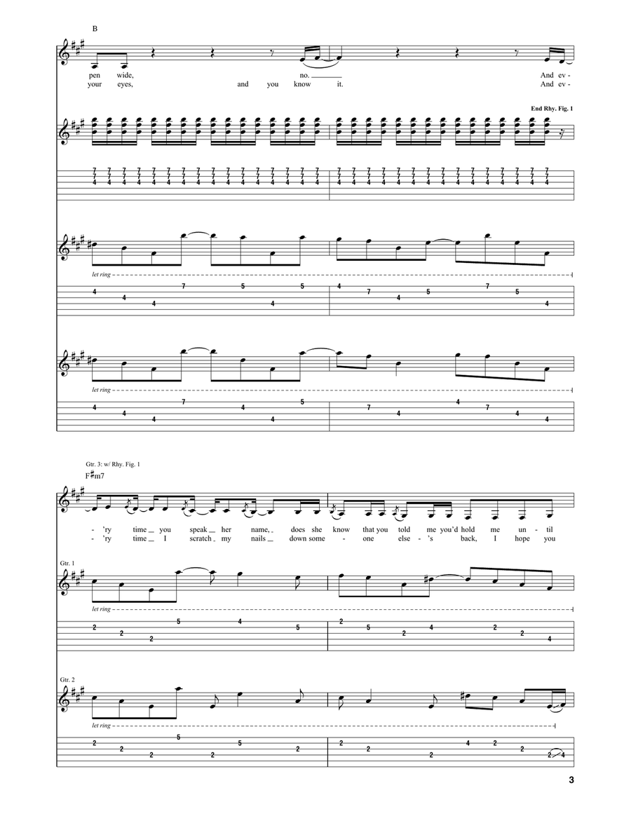You Oughta Know You Oughta Know Acoustic Guitar scores gallery preview page 3